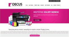 Desktop Screenshot of decusdruk.pl