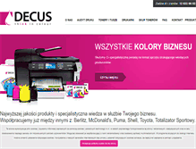 Tablet Screenshot of decusdruk.pl